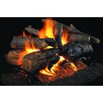 Charred American Oak See Thru Log Set